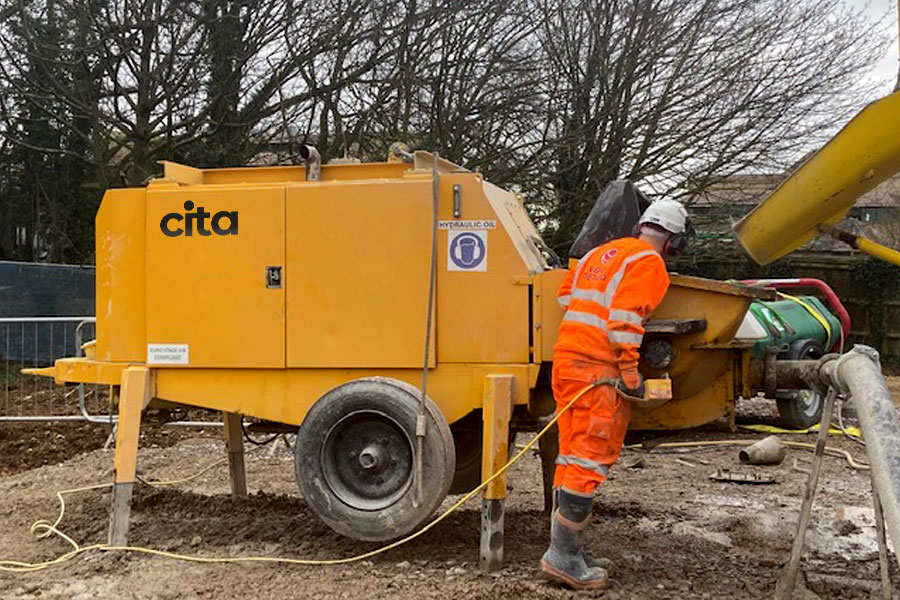 A44 Concrete Pump Trailer Mounted • CITA - Construction Industry